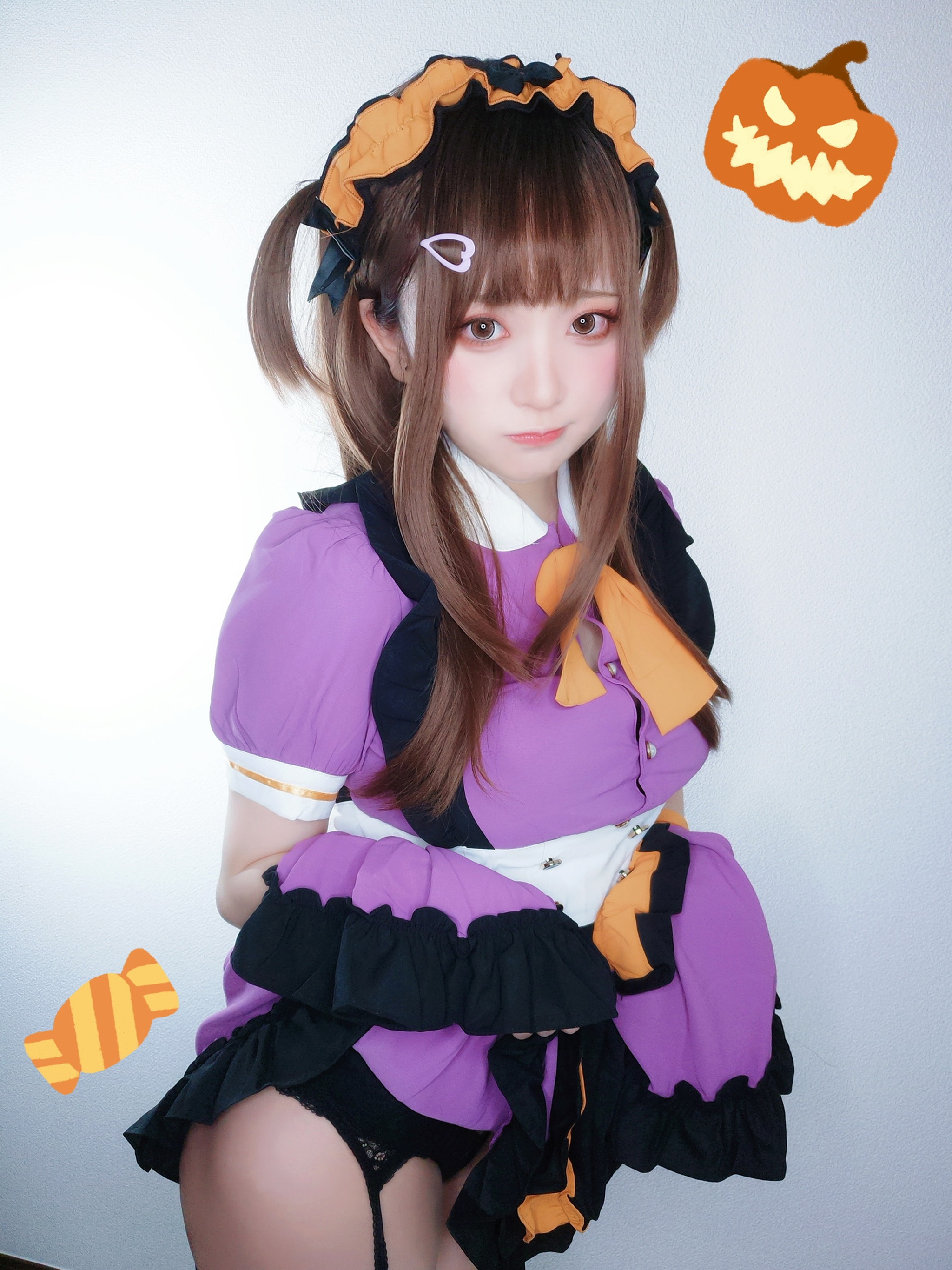 图片[1]-Yuki亭 – NO.022 ハロウィンメイドっ自撮り [23P]-XikXak